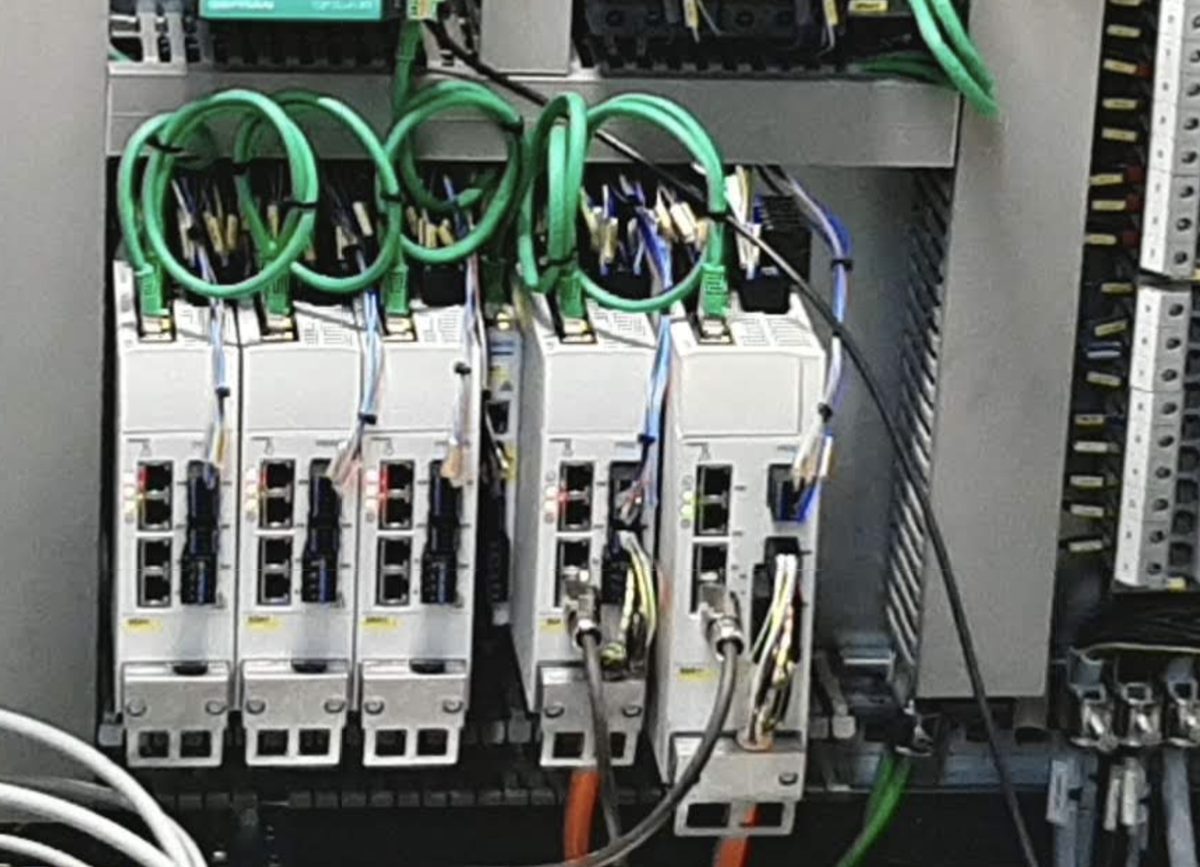 Festo-servoaandrijvingen in een schakelkast